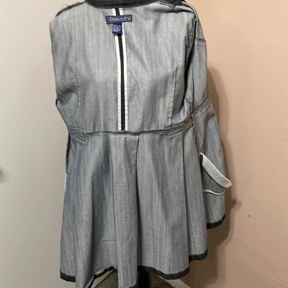 Baccini Women's Dark Blue Denim Jacket - Picture 6 of 8